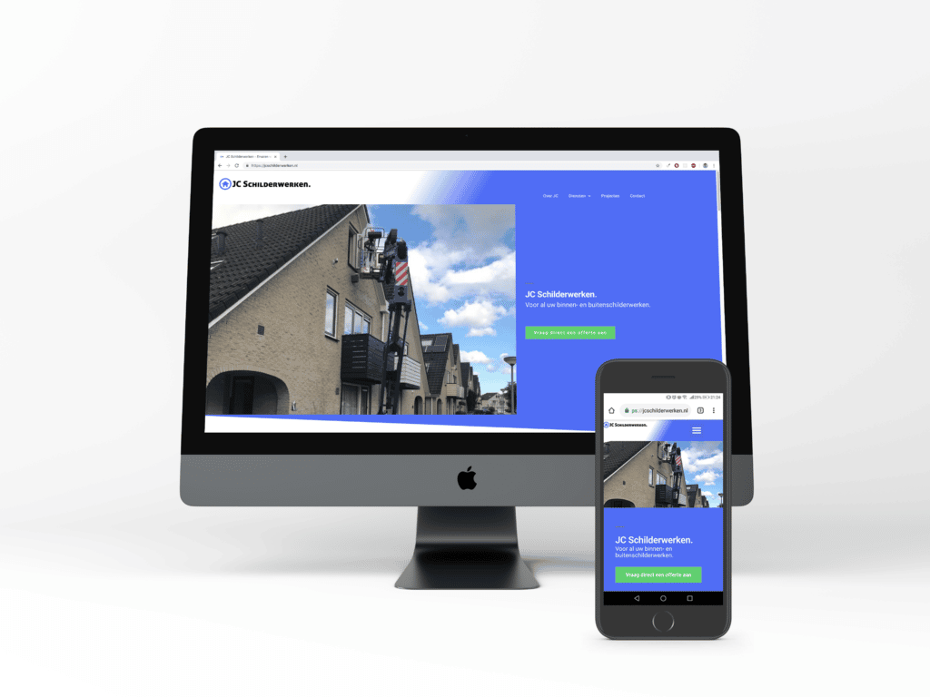 Website JC Schilderwerken | MMC IT Solutions | Websites voor het MKB